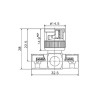 GBC 30.2770.00 - Adaptor BNC Male to 2x BNC Female Adaptors Onetrade